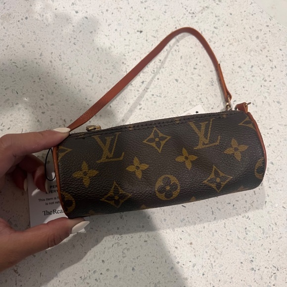 Authentic LOUIS VUITTON Monogram Mini Papillon Pouch Bag - Picture 7 of 8